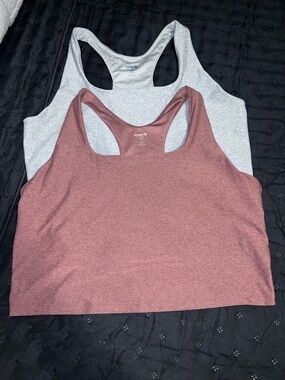 Old Navy Cloud+ Go-Dry Sports Bra Bundle - Size 2X - Gray & Mauve